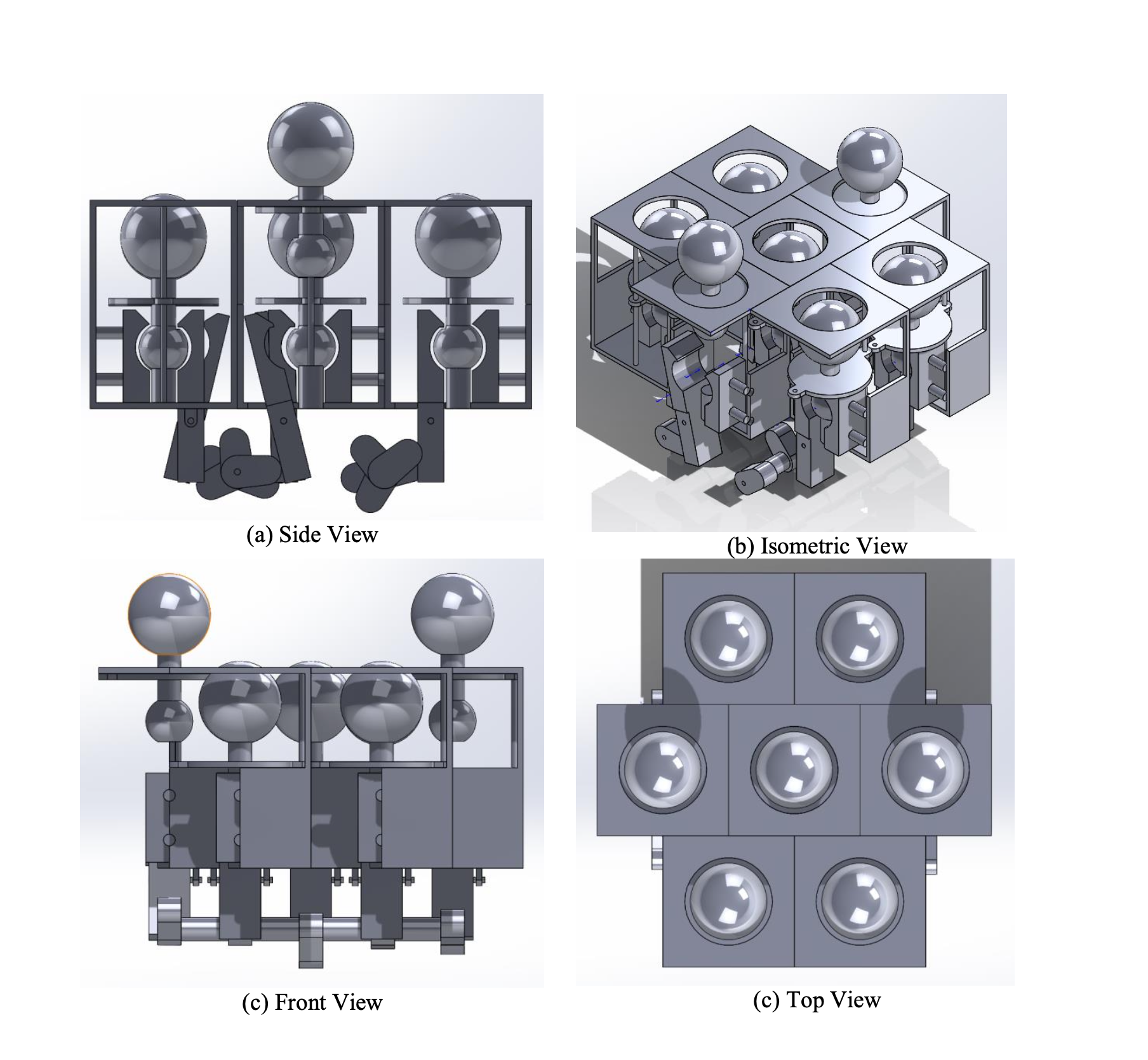 CAD model of the head mechanism